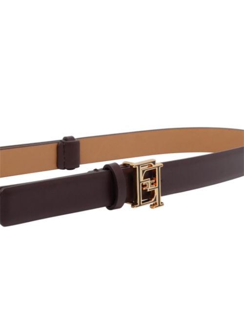 BELT WITH LOGO BUCKLE ELISABETTA FRANCHI | CT92S61E2644 cacao